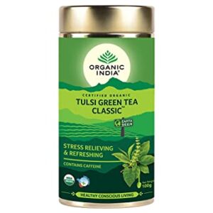 Tulsi Green Tea Classic BY Organic India – 25 Tea Bags