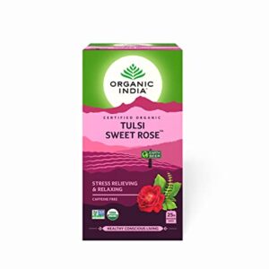 Tulsi Sweet Rose Tea – 25 Tea Bags