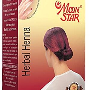 Moon Star Herbal Brown Hair Colour ( 6 Pack of 10 GSM each)