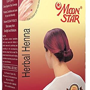 Moon Star Herbal Burgundy Hair Colour