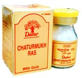 Dabur Chaturmukh Ras Gold-10 TAB