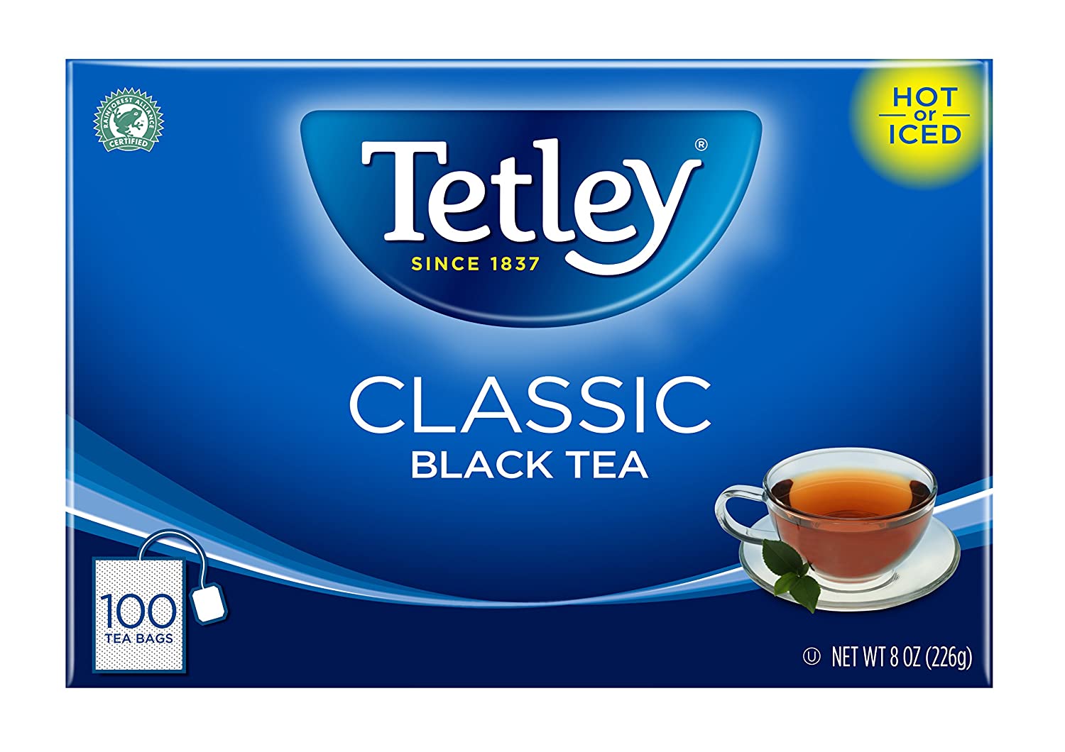 Tetley Black Tea-100 BAG | India Ayurveda Online