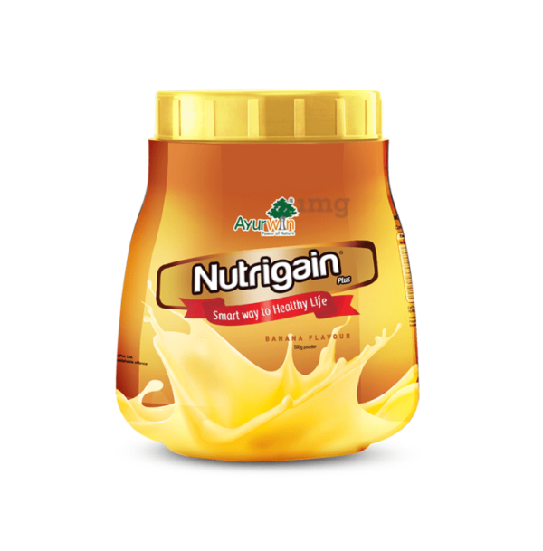 Nutrigain Plus Powder Banana | 2 2 India Ayurveda Online India Ayurveda Online nutrigain nutrigain