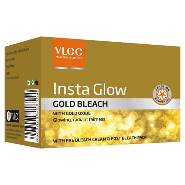 VLCC Insta Glow Gold Bleach | 2 2 India Ayurveda Online India Ayurveda Online VLCC Insta Glow Gold Bleach VLCC Insta Glow Gold Bleach