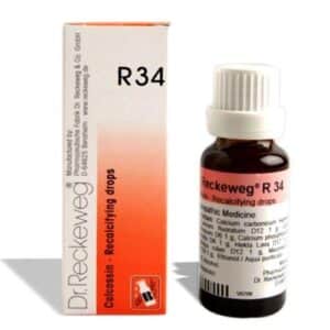 Dr. Reckeweg R34 Recalcifying Drop | 3 3 India Ayurveda Online India Ayurveda Online