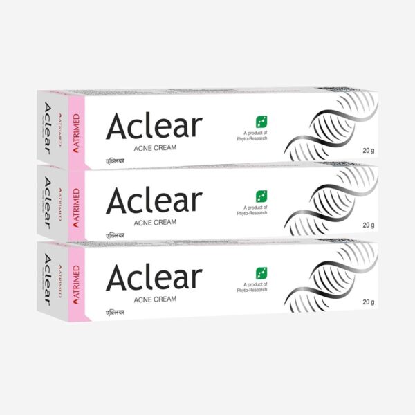 aclear acne topical cream atrimed pack of 3 | 2 2 India Ayurveda Online India Ayurveda Online aclear aclear
