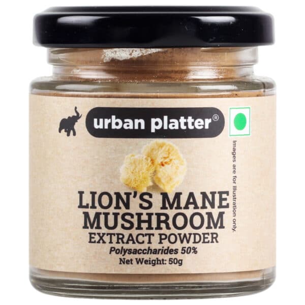 Urban Platter Lions Mane Mushroom Extract Powder | 2 2 India Ayurveda Online India Ayurveda Online