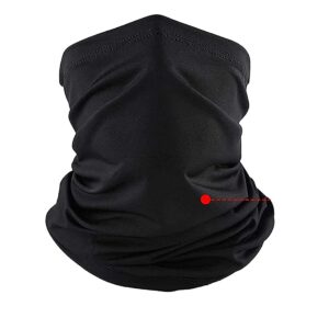 Gajraj Unisex Cotton Bandana Neck Gaiter Face Mask, This face mask is made from 97% cotton and 3% lycra spandex material for a soft, comfortable fit. It is also highly stretchable to accommodate the different head and face sizes. Additionally, the fabric wicks away moisture quickly to keep you cool and dry.