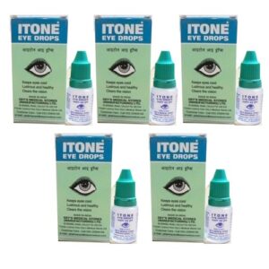 ITONE 5 X Ayurvedic Herbal Eye Drops