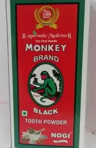 Nogi Monkey Brand Black Toothpowder