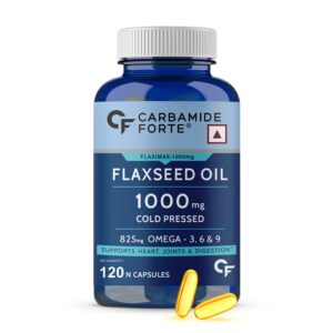 Carbamide Forte Cold Pressed Flaxseed Oil 1000mg