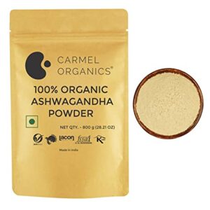 Carmel Organics 100% Organic Ashwagandha Powder