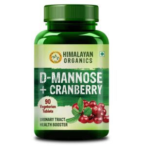 Himalayan Organics D-Mannose+Cranberry Vegetarian Tablet