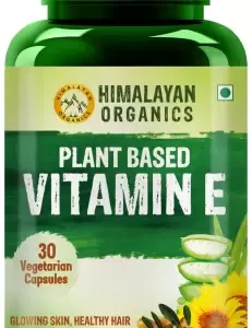 Himalayan Organics Plant Based Vitamin E Vegetarian Capsule
