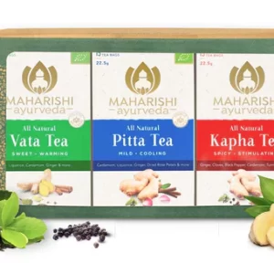 Maharishi Ayurveda Combo Pack of Pitta Tea and Vata Tea and Kapha Tea