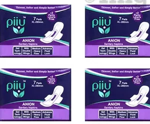 Piiu Anion Sanitary Pads 7 Each with 2 Panty Liner Free XL e1665075837770 | 20 20 India Ayurveda Online India Ayurveda Online
