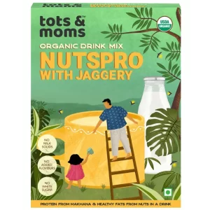 Tots and Moms Organic Drink Mix 1 Year+ Nutspro with Jaggery