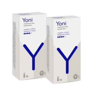 Yoni Organic Cotton Tampons Heavy