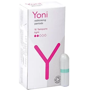 Yoni Organic Cotton Tampons Light